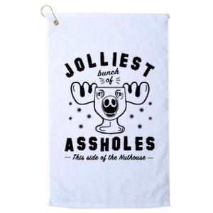 Jolliest Bunch Assholes Nuthouse Platinum Collection Golf Towel