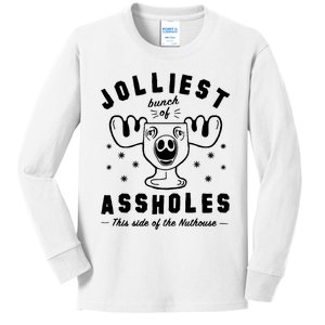 Jolliest Bunch Assholes Nuthouse Kids Long Sleeve Shirt