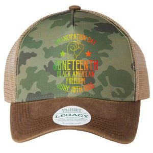 Juneteenth Black American Freedom June 19th Emancipation Day Legacy Tie Dye Trucker Hat