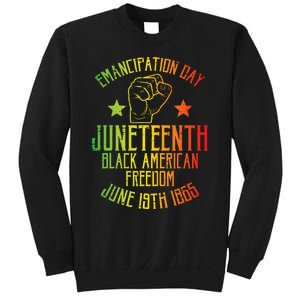 Juneteenth Black American Freedom June 19th Emancipation Day Sweatshirt