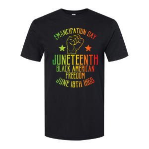 Juneteenth Black American Freedom June 19th Emancipation Day Softstyle CVC T-Shirt