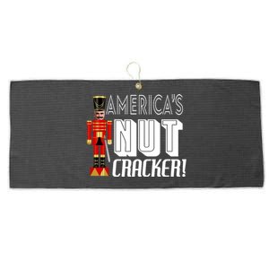 Joe Biden America's Nut Cracker Funny Large Microfiber Waffle Golf Towel