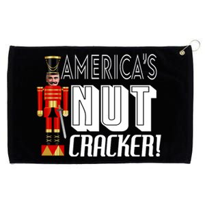 Joe Biden America's Nut Cracker Funny Grommeted Golf Towel