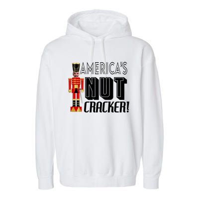 Joe Biden America's Nut Cracker Funny Garment-Dyed Fleece Hoodie