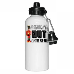 Joe Biden America's Nut Cracker Funny Aluminum Water Bottle