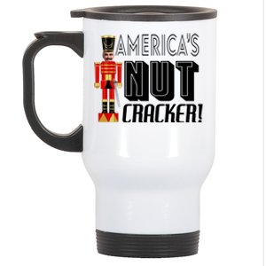 Joe Biden America's Nut Cracker Funny Stainless Steel Travel Mug