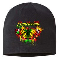 Juneteenth Butterfly African American Black Women 1865 Sustainable Beanie