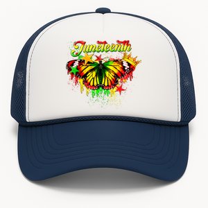 Juneteenth Butterfly African American Black Women 1865 Trucker Hat