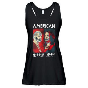 Joe Biden And Kamala Harris American Horror Story Halloween 2024 Ladies Essential Flowy Tank