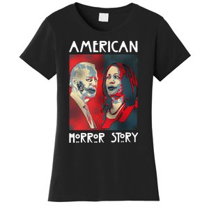 Joe Biden And Kamala Harris American Horror Story Halloween 2024 Women's T-Shirt