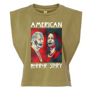 Joe Biden And Kamala Harris American Horror Story Halloween 2024 Garment-Dyed Women's Muscle Tee