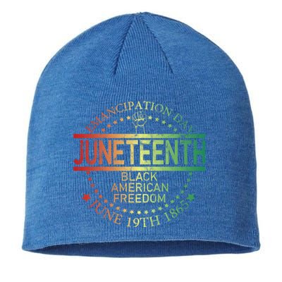 Juneteenth Black African Juneteenth And Black History Tee Funny Gift Sustainable Beanie