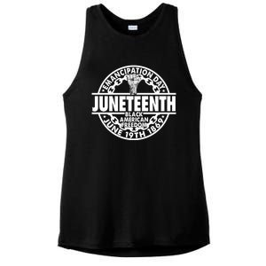 Juneteenth Black American Freedom June 19th Ecipation Day Gift Ladies PosiCharge Tri-Blend Wicking Tank