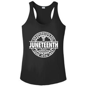 Juneteenth Black American Freedom June 19th Ecipation Day Gift Ladies PosiCharge Competitor Racerback Tank