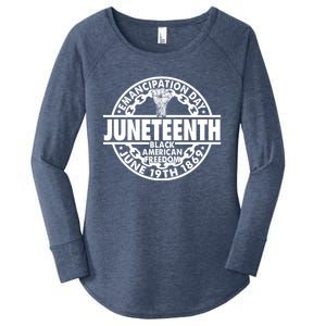 Juneteenth Black American Freedom June 19th Ecipation Day Gift Women's Perfect Tri Tunic Long Sleeve Shirt