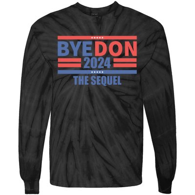 Joe Biden Anti Trump Joe Biden Byedon Election 2024 Tie-Dye Long Sleeve Shirt