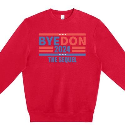 Joe Biden Anti Trump Joe Biden Byedon Election 2024 Premium Crewneck Sweatshirt