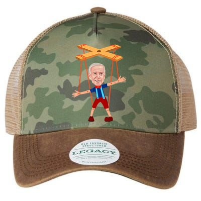 Joe Biden As A Puppet Legacy Tie Dye Trucker Hat