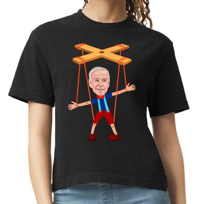 Joe Biden As A Puppet Comfort Colors Boxy T-Shirt