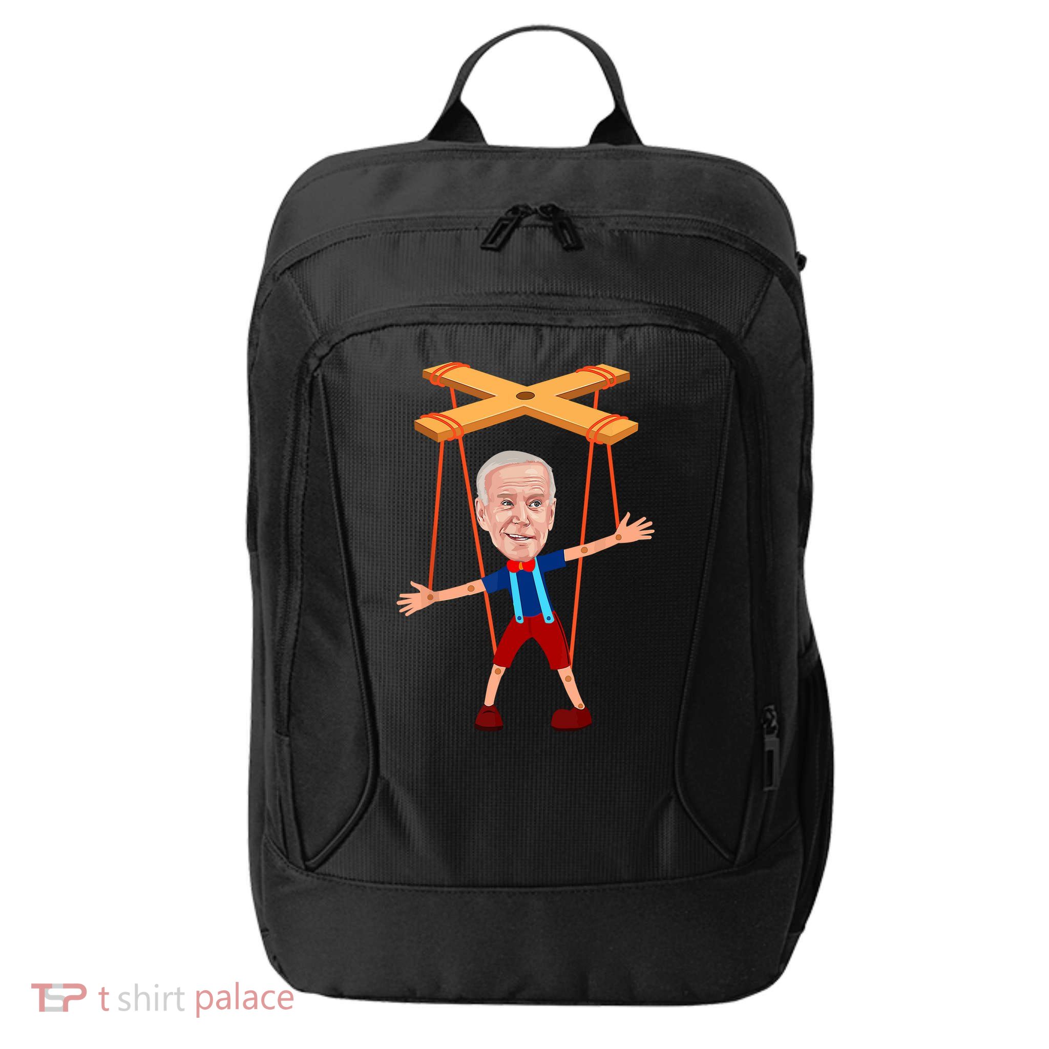 Joe Biden As A Puppet City Backpack