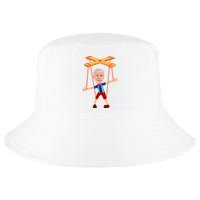 Joe Biden As A Puppet Cool Comfort Performance Bucket Hat