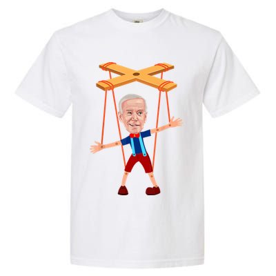 Joe Biden As A Puppet Garment-Dyed Heavyweight T-Shirt