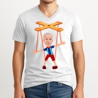 Joe Biden As A Puppet V-Neck T-Shirt