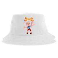 Joe Biden As A Puppet Sustainable Bucket Hat