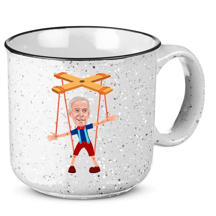 Joe Biden As A Puppet 15oz Campfire Ceramic Mug