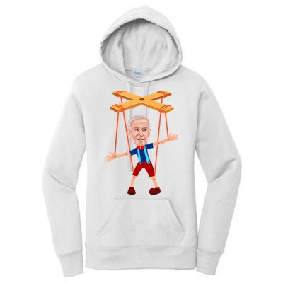 Joe Biden As A Puppet Women's Pullover Hoodie