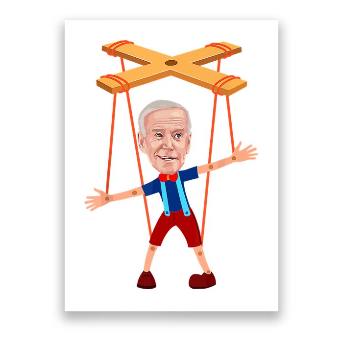 Joe Biden As A Puppet Poster