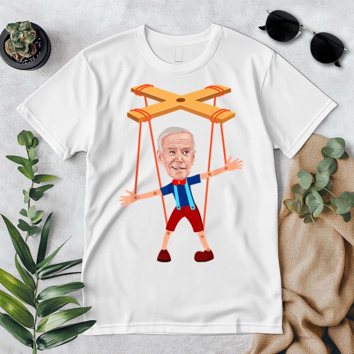 Joe Biden As A Puppet Premium T-Shirt