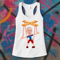 Joe Biden As A Puppet Womens Tank Top