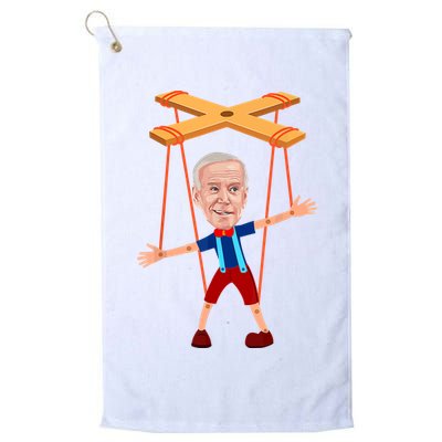 Joe Biden As A Puppet Golf Towel