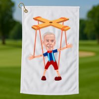 Joe Biden As A Puppet Golf Towel
