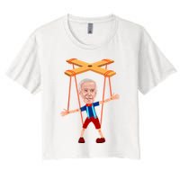 Joe Biden As A Puppet Crop Top