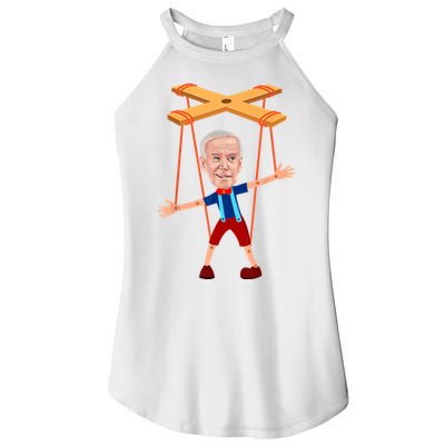 Joe Biden As A Puppet Women's Perfect Tri Rocker Tank