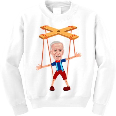 Joe Biden As A Puppet Kids Sweatshirt