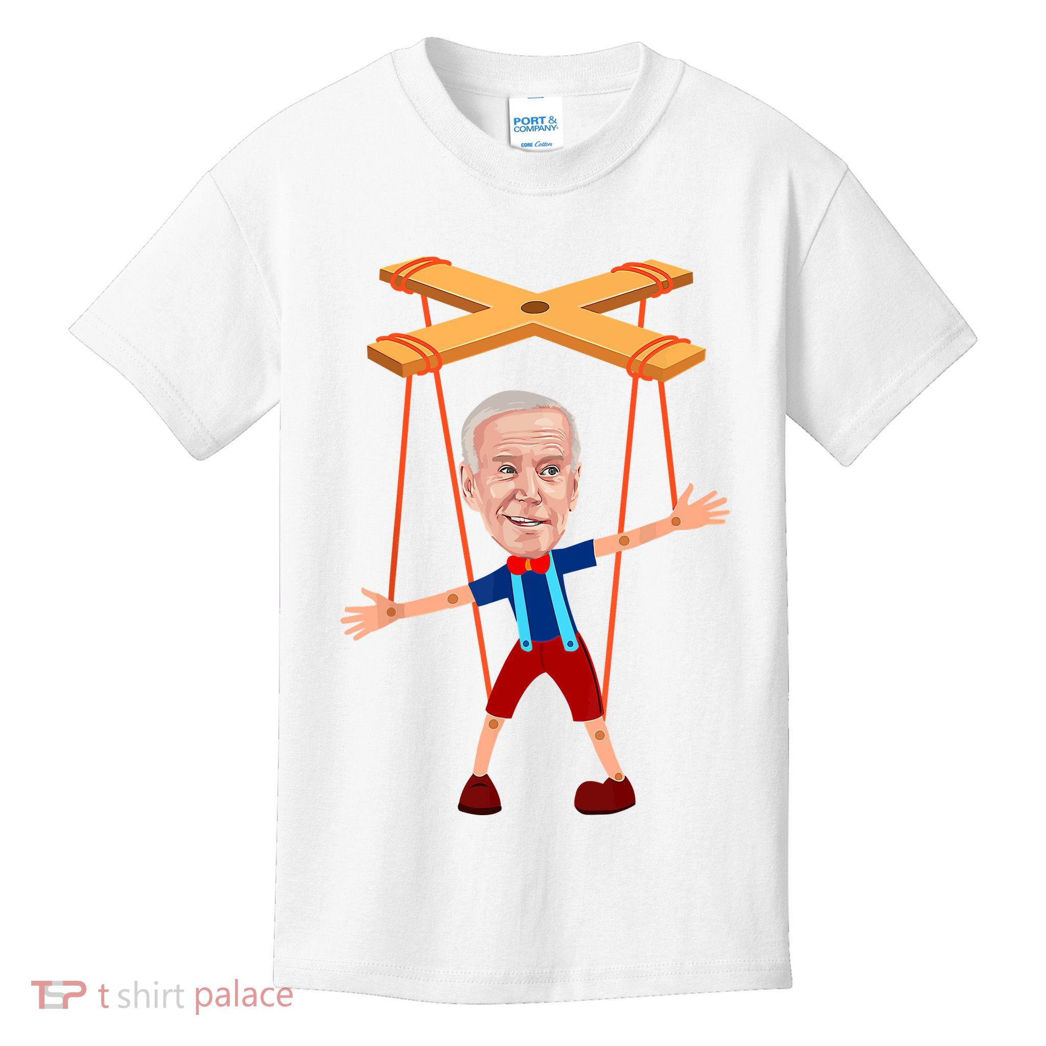Joe Biden As A Puppet Kids T-Shirt