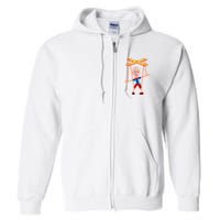 Joe Biden As A Puppet Full Zip Hoodie