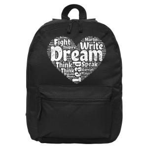 Juneteenth Black African American Women Black History 16 in Basic Backpack