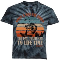 Joe Biden Buy A Man Eat Fish Fishing Retro Vintage Kids Tie-Dye T-Shirt