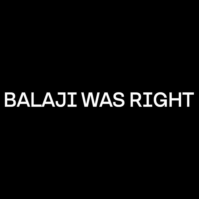 Jack Butcher Balaji Was Right Long Sleeve Shirt