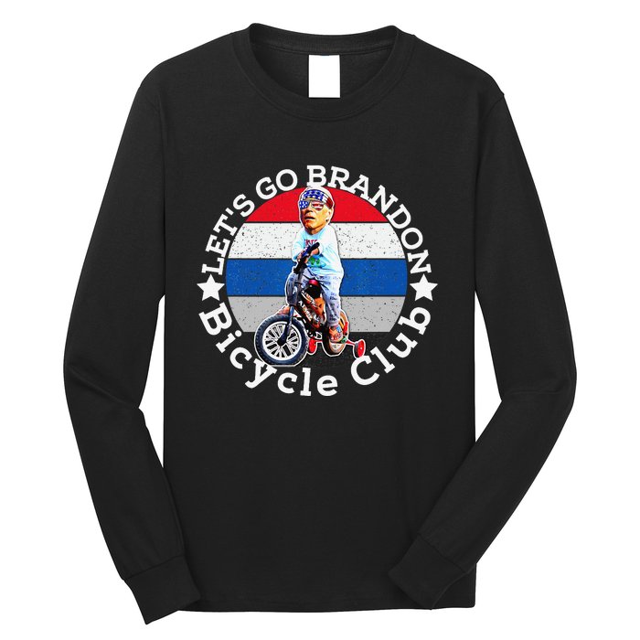 Joe Biden Bicycle Crash Bike Wreck I'm Good RIDIN With Biden Long Sleeve Shirt