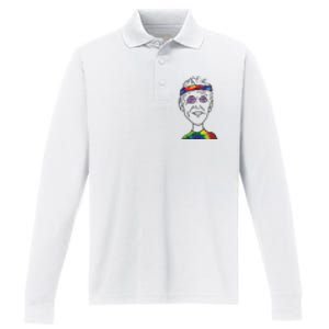 Jay Bilas Bill Walton Performance Long Sleeve Polo