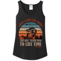 Joe Biden Buy A Man Eat Fish Fishing Retro Vintage Ladies Essential Tank