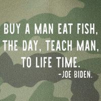 Joe Biden, Buy A Man Eat Fish The Day Teach Man To Life Time Legacy Tie Dye Trucker Hat
