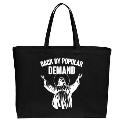 Jesus Back By Popular Ded Christian Gift Cotton Canvas Jumbo Tote