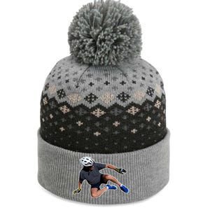 Joe Biden Bicycle Fall Funny Meme The Baniff Cuffed Pom Beanie