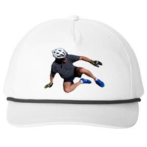 Joe Biden Bicycle Fall Funny Meme Snapback Five-Panel Rope Hat